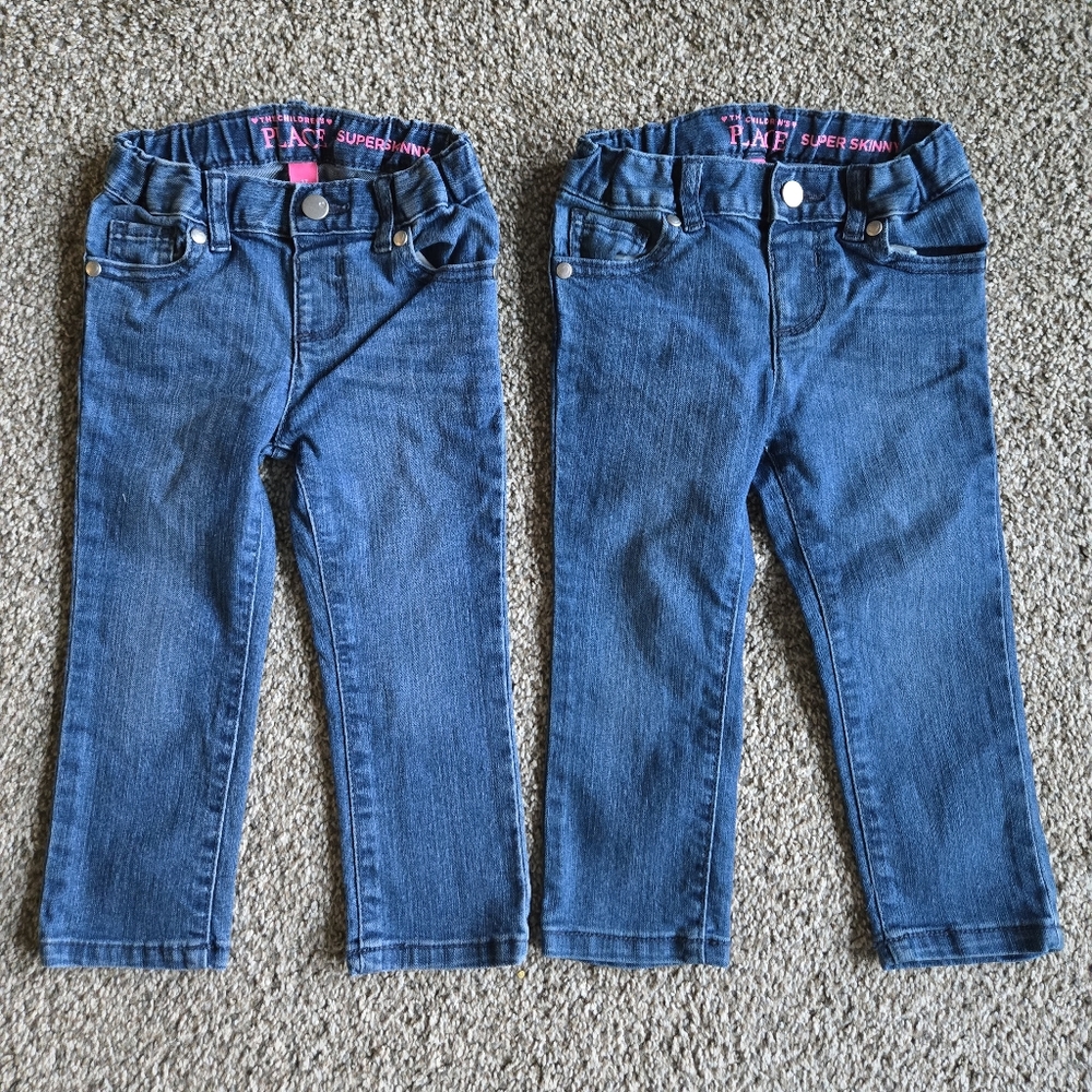Lot Of 2 Jeans Children's Place Size: 2T